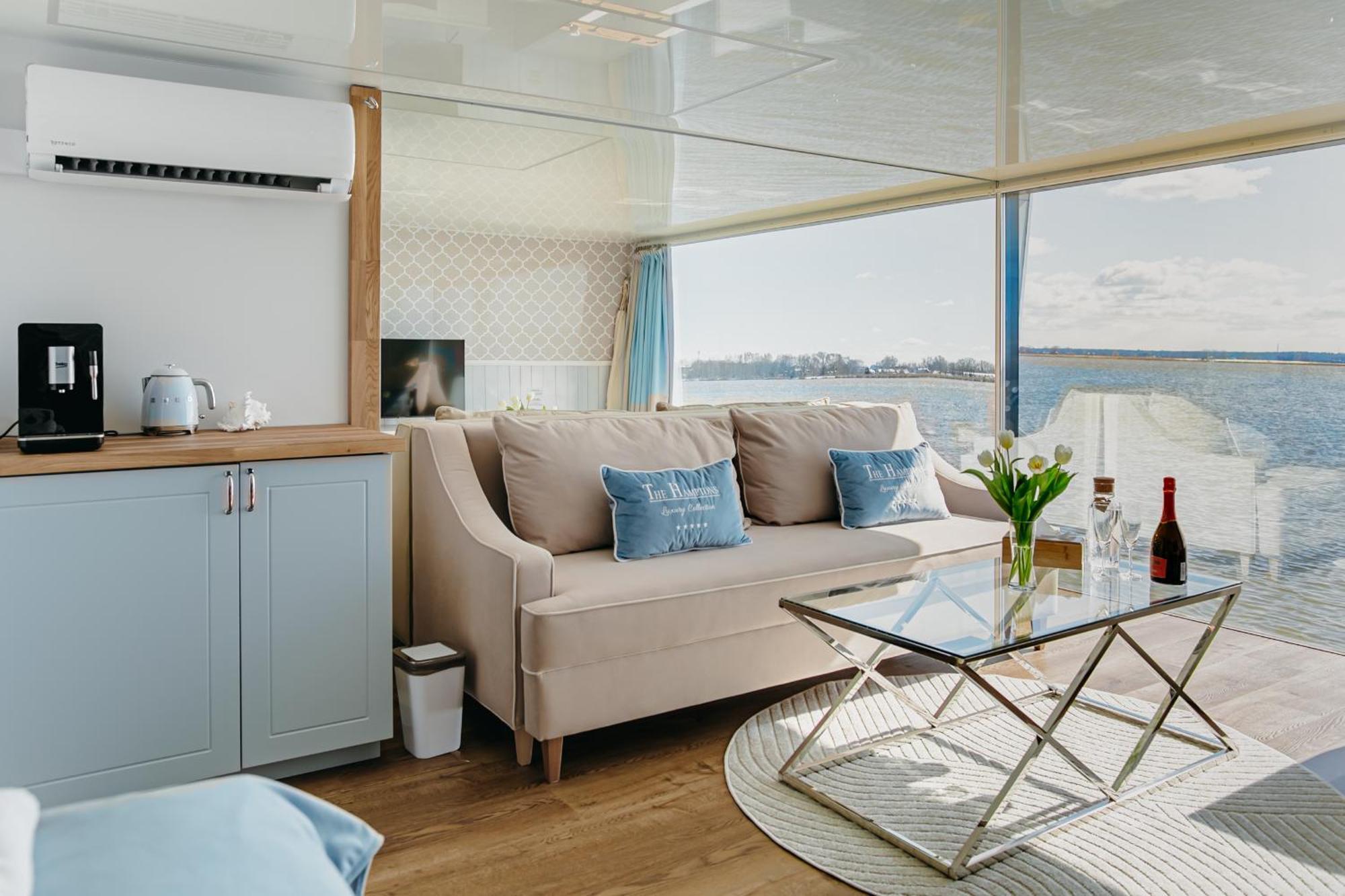 Grand Ht Houseboats - Domki Na Wodzie - Sauna, Jacuzzi, Kominek Миелно Стая снимка